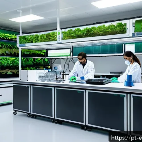 Home 30 고분자 전해질 연료전지 PEMFC - A modern Brazilian university laboratory focused on clean energy research, showcasing cutting-edge p...
