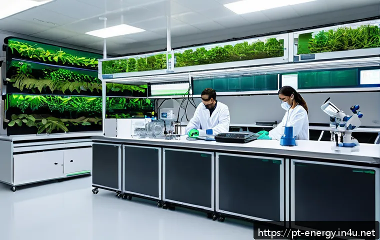 고분자 전해질 연료전지  PEMFC - A modern Brazilian university laboratory focused on clean energy research, showcasing cutting-edge p...